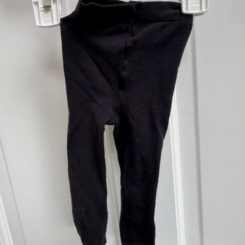 Infant Baby 6-12M Girls Black Formal Tights